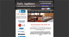 Desktop Screenshot of eazyappliance.com